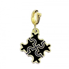 Stainless Steel Clasp Pendant Charm for Bracelet and Necklace   TK0172KG