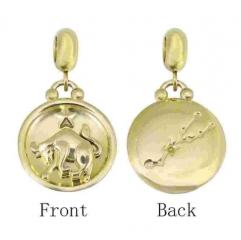 Stainless Steel 18K Gold plated pendant charm Jewelry Accessory  PD0873AG