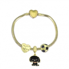 Stainless Steel Heart Women charms Bracelet  XK3567