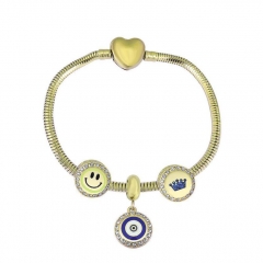 Stainless Steel Heart Women charms Bracelet  XK3558